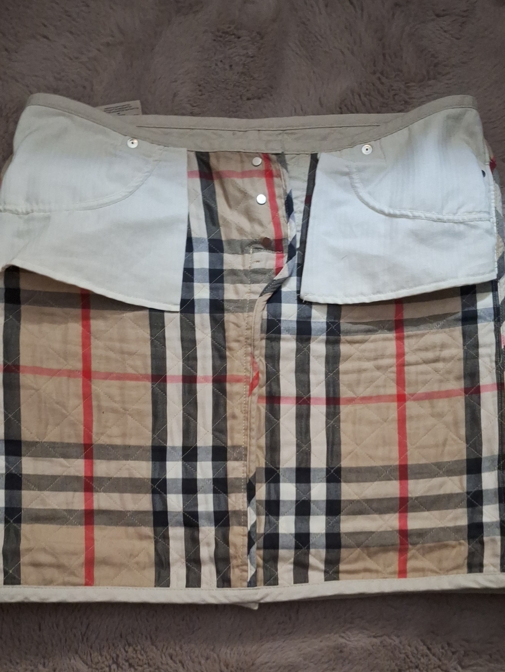 Women’s Burberry Beige Plaid Shorts - Classic Check Design
